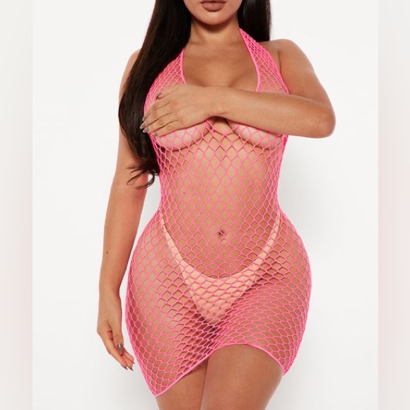 Leg Avenue Dresses & Skirts - vegas Ready Fishnet Cover Up
